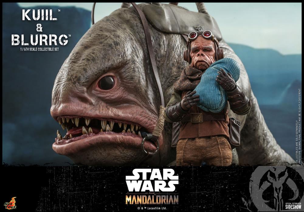 The Mandalorian TMS049 Kuiil & Blurrg 1/6th Scale Collectible Figure Set Gallery Image 9