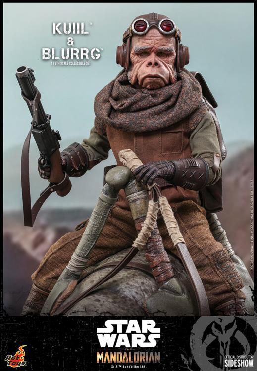 The Mandalorian TMS049 Kuiil & Blurrg 1/6th Scale Collectible Figure Set Gallery Image 5