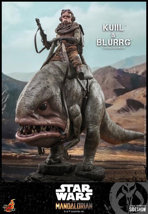 The Mandalorian TMS049 Kuiil & Blurrg 1/6th Scale Collectible Figure Set Gallery Image 3