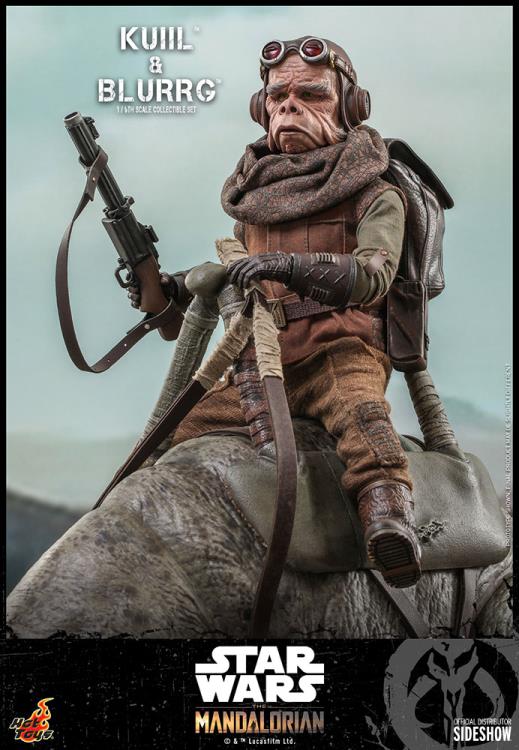 The Mandalorian TMS049 Kuiil & Blurrg 1/6th Scale Collectible Figure Set Gallery Image 11
