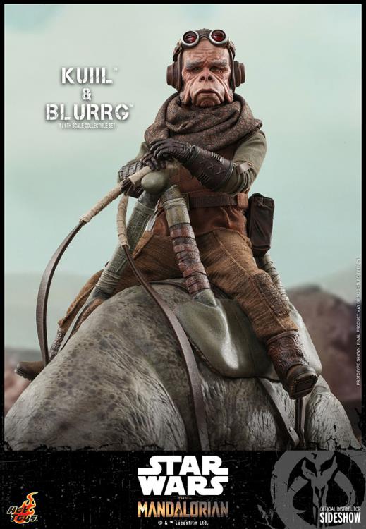 The Mandalorian TMS049 Kuiil & Blurrg 1/6th Scale Collectible Figure Set Gallery Image 8