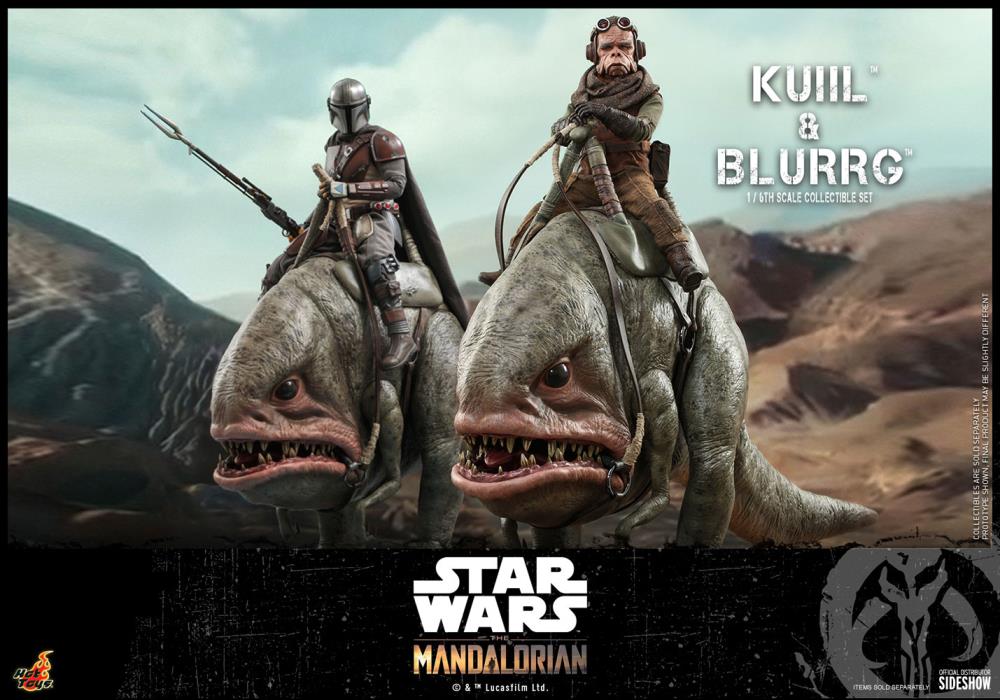 The Mandalorian TMS049 Kuiil & Blurrg 1/6th Scale Collectible Figure Set Gallery Image 12