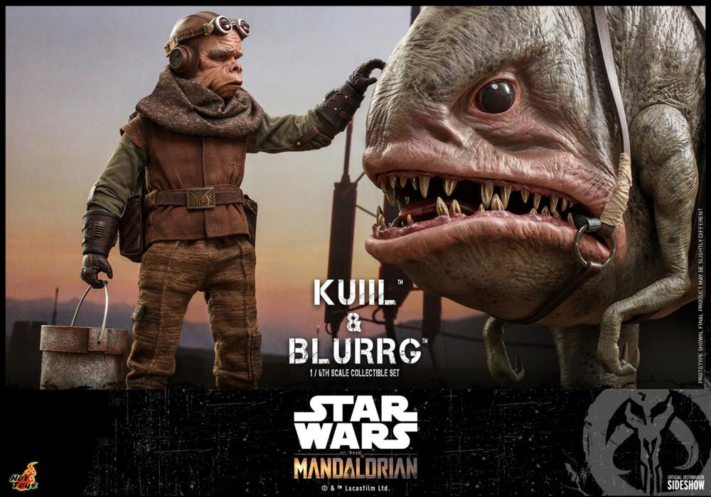 The Mandalorian TMS049 Kuiil & Blurrg 1/6th Scale Collectible Figure Set Gallery Image 13