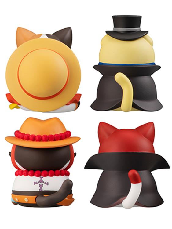 One Piece Mega Cat Project NyanPieceNyan! Vol.1 "I'm Gonna be King of Paw-rates!!" Box of 8 Figures Gallery Image 5