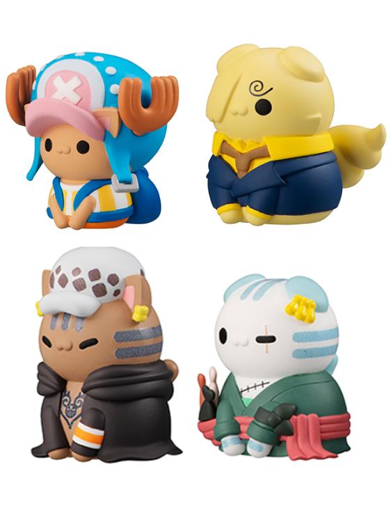 One Piece Mega Cat Project NyanPieceNyan! Vol.1 "I'm Gonna be King of Paw-rates!!" Box of 8 Figures Gallery Image 7