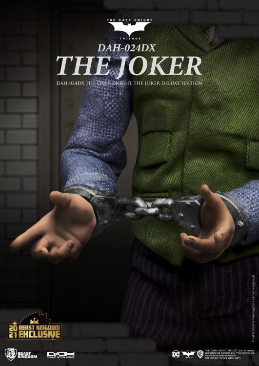 The Dark Knight Dynamic 8ction Heroes DAH-024DX Joker (Interrogation Room) Limited Edition Deluxe Version Gallery Image 6