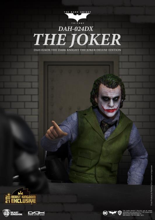 The Dark Knight Dynamic 8ction Heroes DAH-024DX Joker (Interrogation Room) Limited Edition Deluxe Version Gallery Image 4