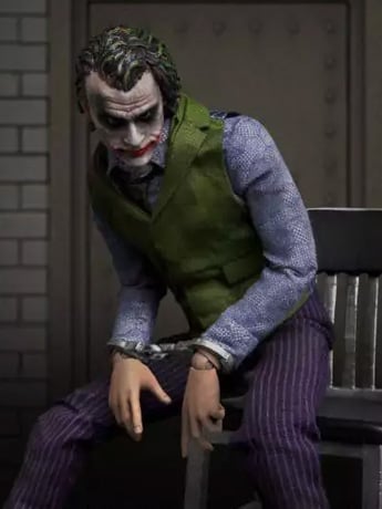 The Dark Knight Dynamic 8ction Heroes DAH-024DX Joker (Interrogation Room) Limited Edition Deluxe Version Gallery Image 2