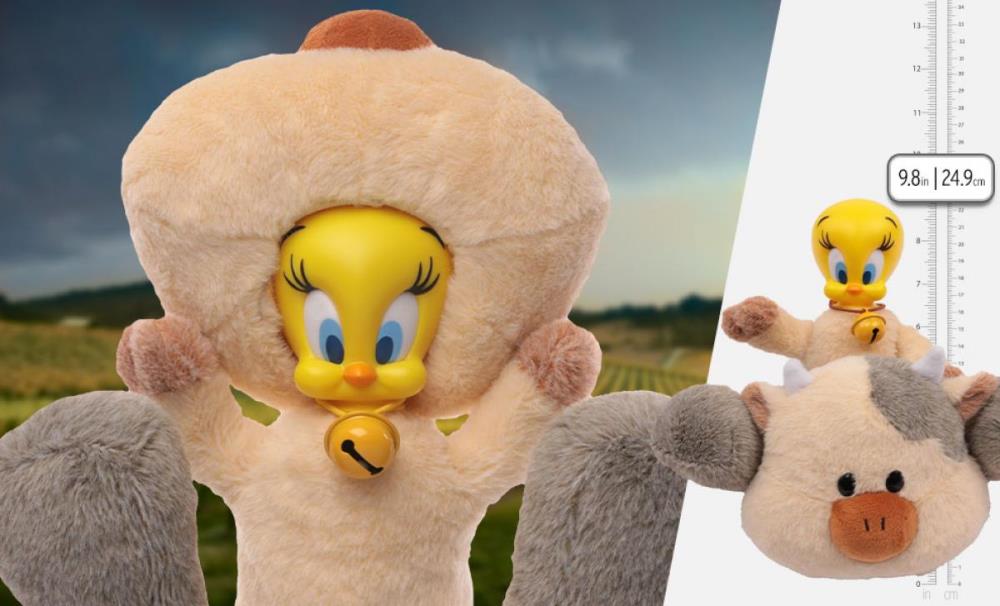 Looney Tunes Tweety Dairy Cow Figure Plush Gallery Image 9