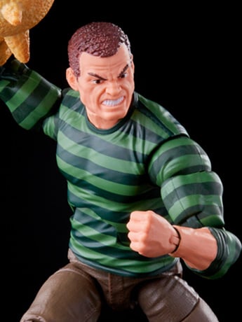 Spider-Man Marvel Legends Retro Collection Marvel's Sandman Action Figure Gallery Image 2