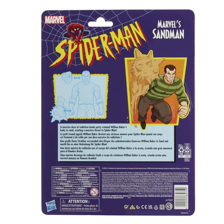 Spider-Man Marvel Legends Retro Collection Marvel's Sandman Action Figure Gallery Image 10