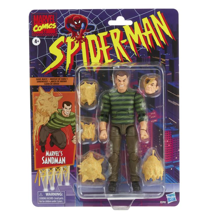 Spider-Man Marvel Legends Retro Collection Marvel's Sandman Action Figure Gallery Image 9