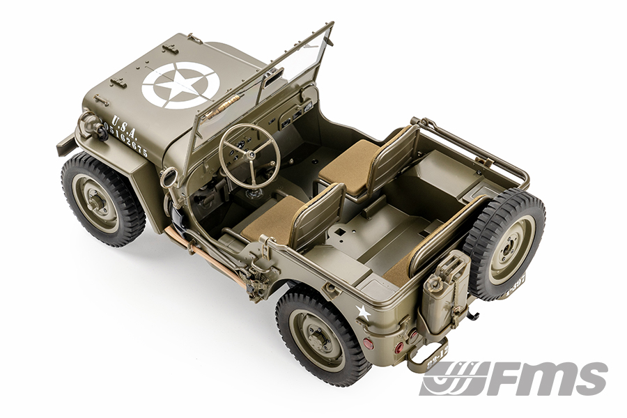 Jeep Willys MB 1/12 Scale R/C Vehicle Gallery Image 10