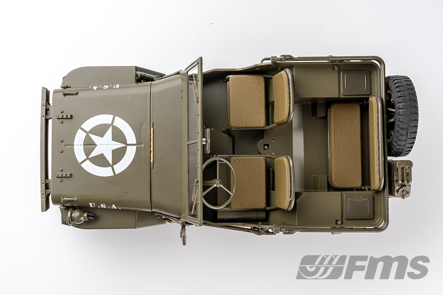 Jeep Willys MB 1/12 Scale R/C Vehicle Gallery Image 11