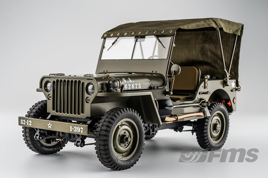 Jeep Willys MB 1/12 Scale R/C Vehicle Gallery Image 3