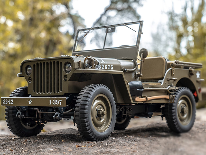 Jeep Willys MB 1/12 Scale R/C Vehicle Gallery Image 1