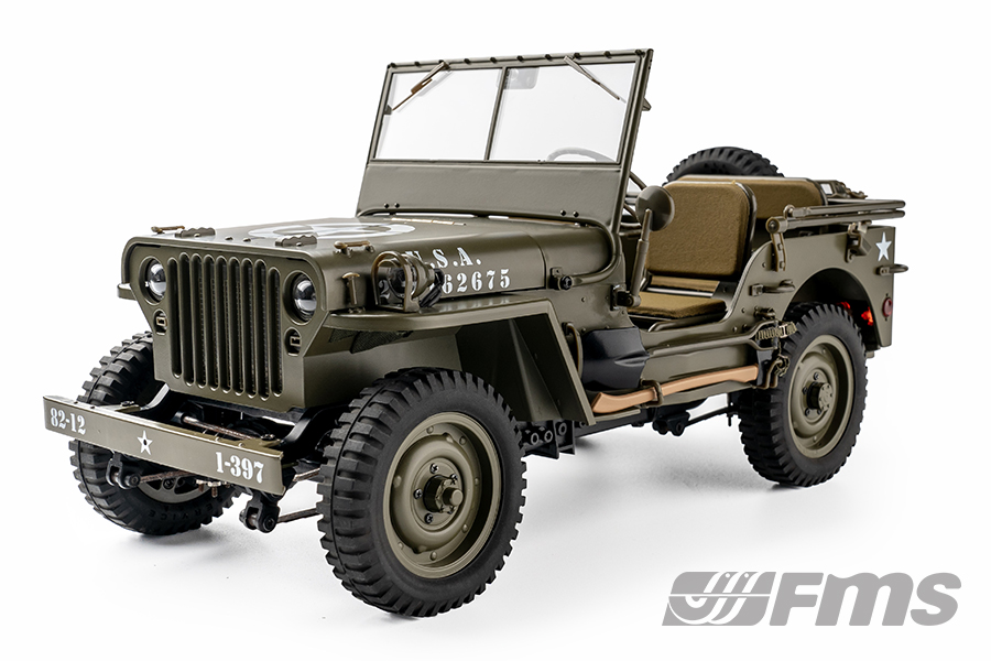 Jeep Willys MB 1/12 Scale R/C Vehicle Gallery Image 7