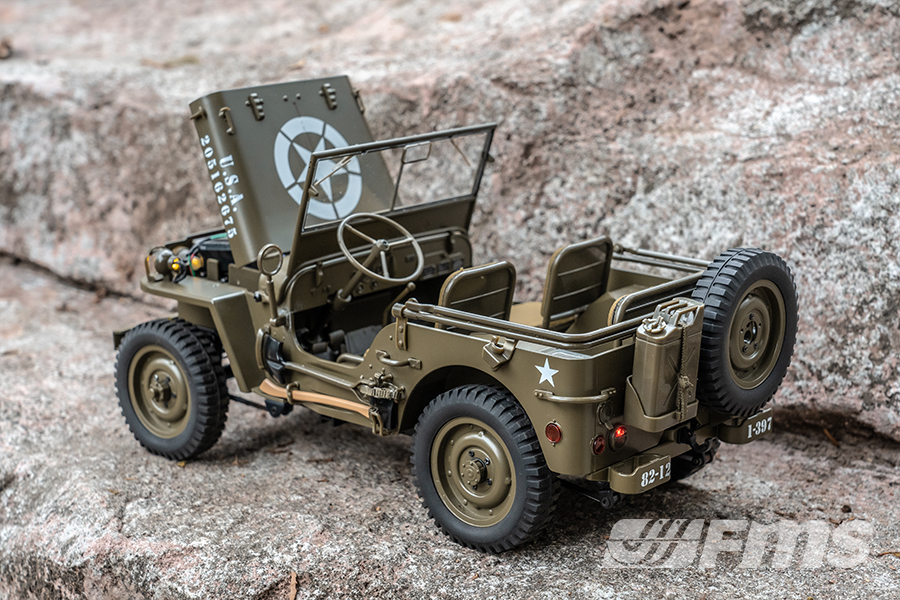 Jeep Willys MB 1/12 Scale R/C Vehicle Gallery Image 32