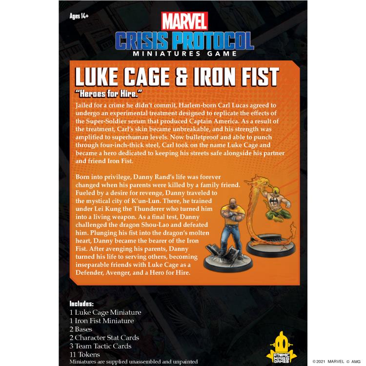 Marvel Crisis Protocol Luke Cage & Iron Fist Expansion Pack Gallery Image 5