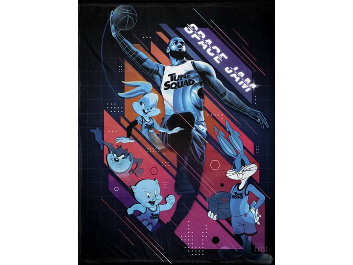 Space Jam: A New Legacy Tune Squad Throw Blanket Gallery Image 1