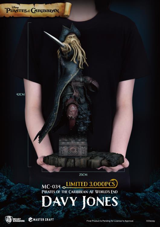Pirates of the Caribbean: At World's End Master Craft MC-034 Davy Jones Limited Edition Statue Gallery Image 11