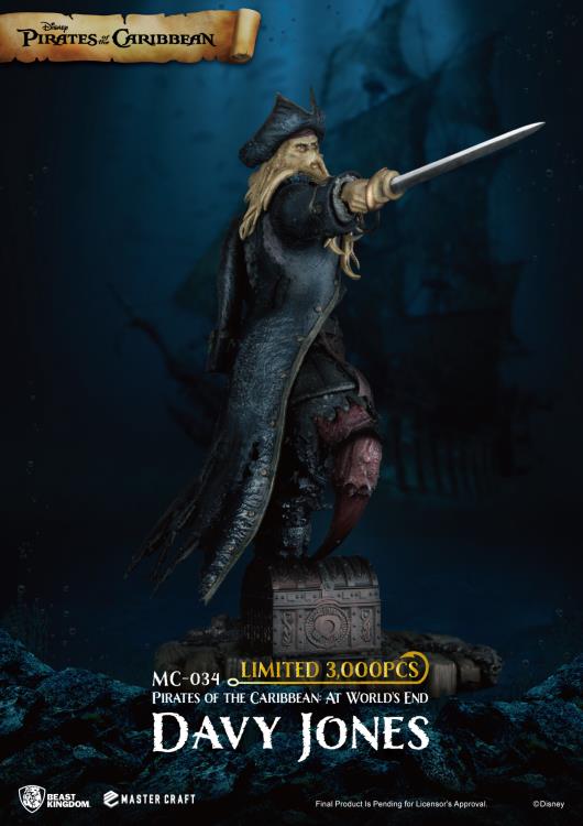Pirates of the Caribbean: At World's End Master Craft MC-034 Davy Jones Limited Edition Statue Gallery Image 4