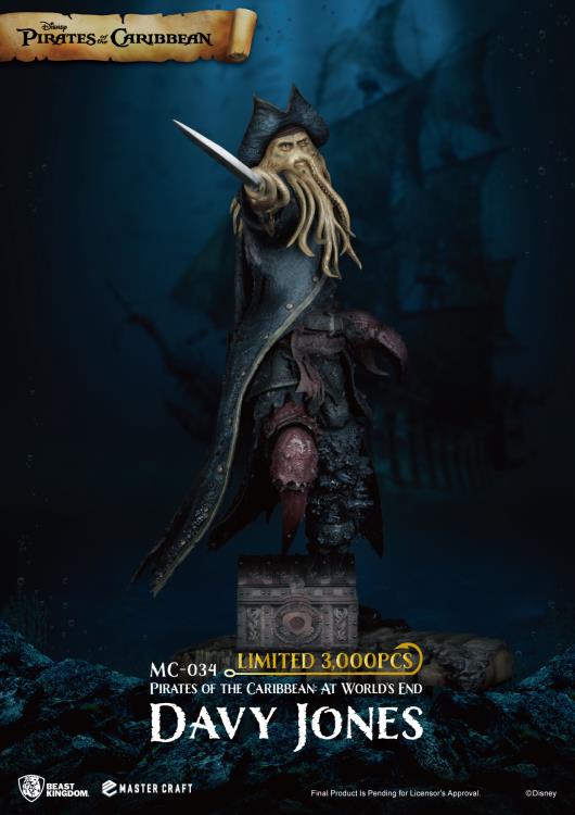 Pirates of the Caribbean: At World's End Master Craft MC-034 Davy Jones Limited Edition Statue Gallery Image 3