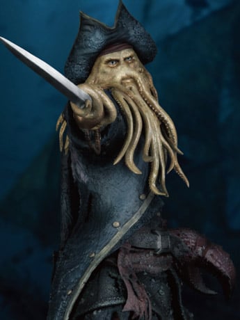 Pirates of the Caribbean: At World's End Master Craft MC-034 Davy Jones Limited Edition Statue Gallery Image 2