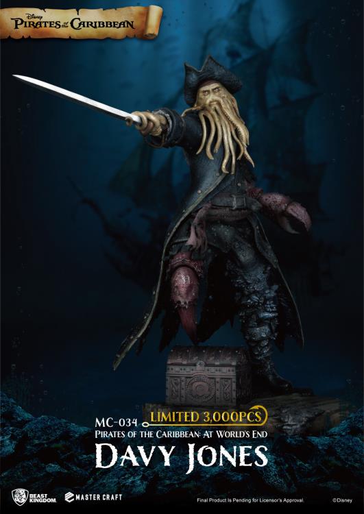Pirates of the Caribbean: At World's End Master Craft MC-034 Davy Jones Limited Edition Statue Gallery Image 6