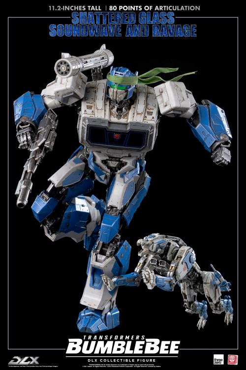 Transformers: Bumblebee DLX Scale Collectible Series Shattered Glass Soundwave and Ravage BBTS Exclusive Gallery Image 4