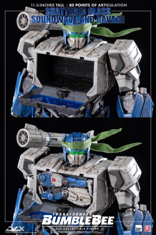 Transformers: Bumblebee DLX Scale Collectible Series Shattered Glass Soundwave and Ravage BBTS Exclusive Gallery Image 14