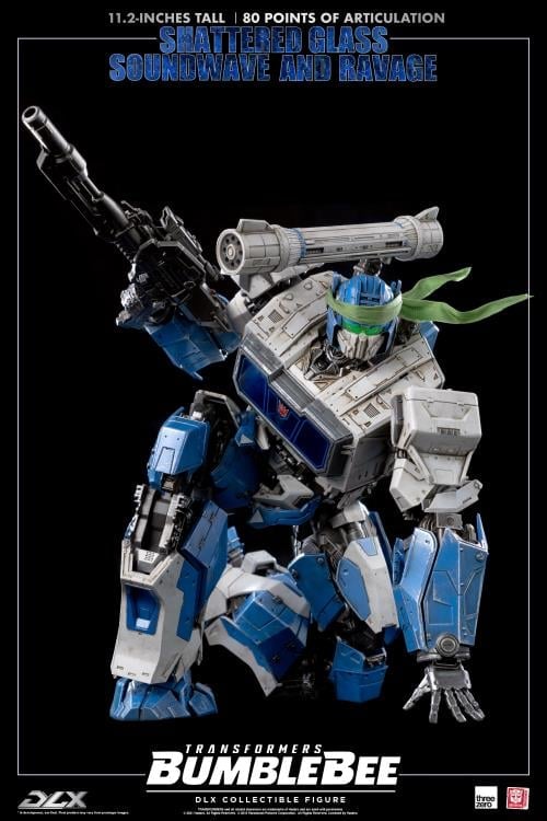 Transformers: Bumblebee DLX Scale Collectible Series Shattered Glass Soundwave and Ravage BBTS Exclusive Gallery Image 7
