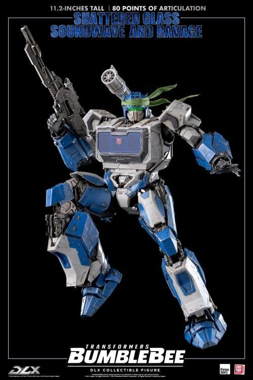 Transformers: Bumblebee DLX Scale Collectible Series Shattered Glass Soundwave and Ravage BBTS Exclusive Gallery Image 10