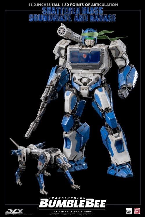 Transformers: Bumblebee DLX Scale Collectible Series Shattered Glass Soundwave and Ravage BBTS Exclusive Gallery Image 3