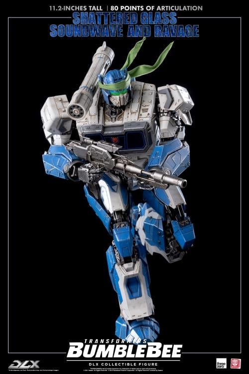 Transformers: Bumblebee DLX Scale Collectible Series Shattered Glass Soundwave and Ravage BBTS Exclusive Gallery Image 9
