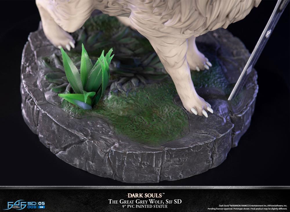Dark Souls The Great Grey Wolf Sif SD Statue
