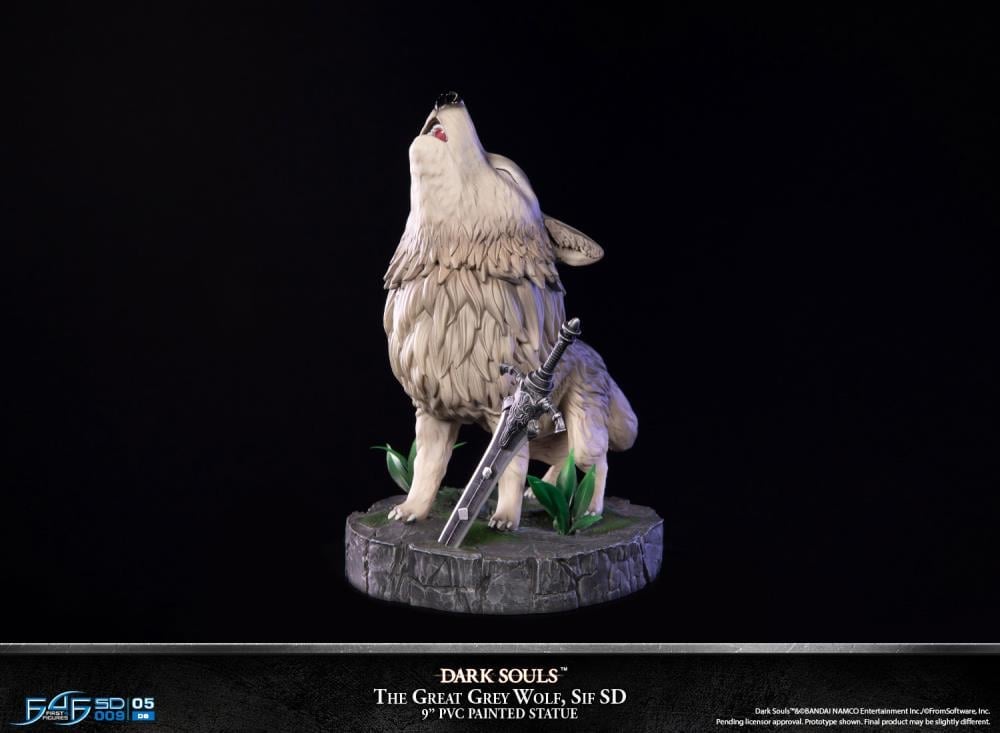 Dark Souls The Great Grey Wolf Sif SD Statue Gallery Image 12