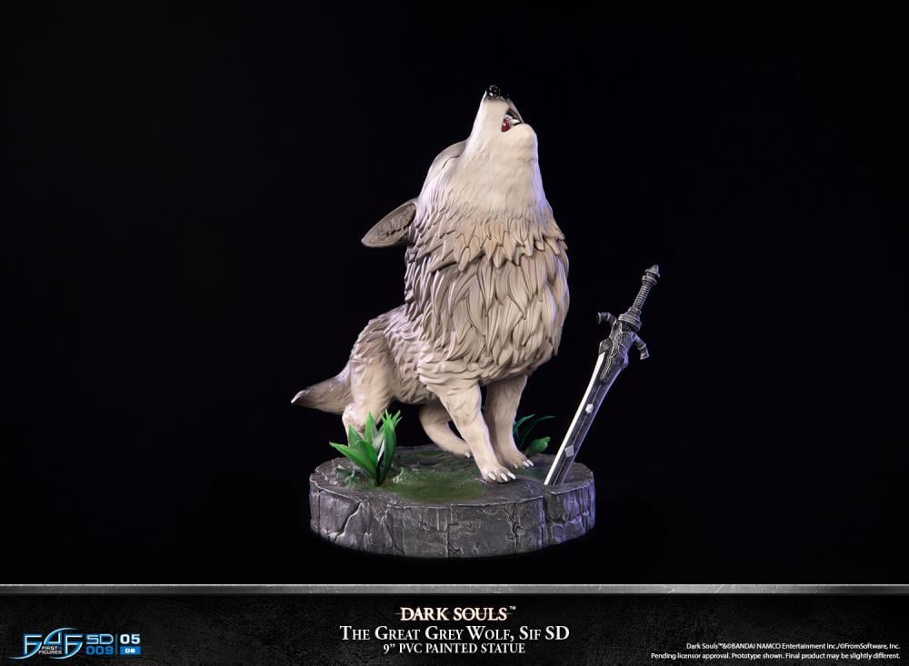 Dark Souls The Great Grey Wolf Sif SD Statue Gallery Image 14