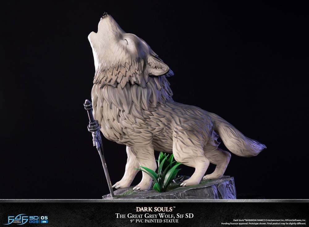Dark Souls The Great Grey Wolf Sif SD Statue Gallery Image 5