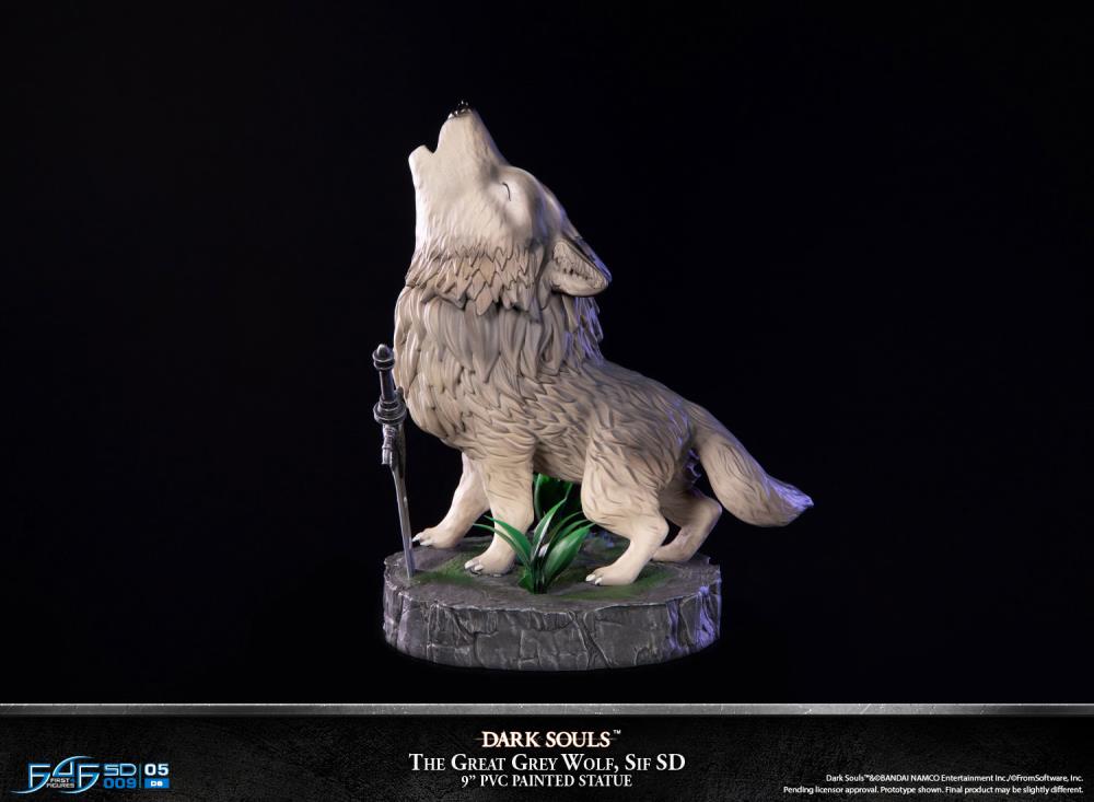 Dark Souls The Great Grey Wolf Sif SD Statue Gallery Image 13