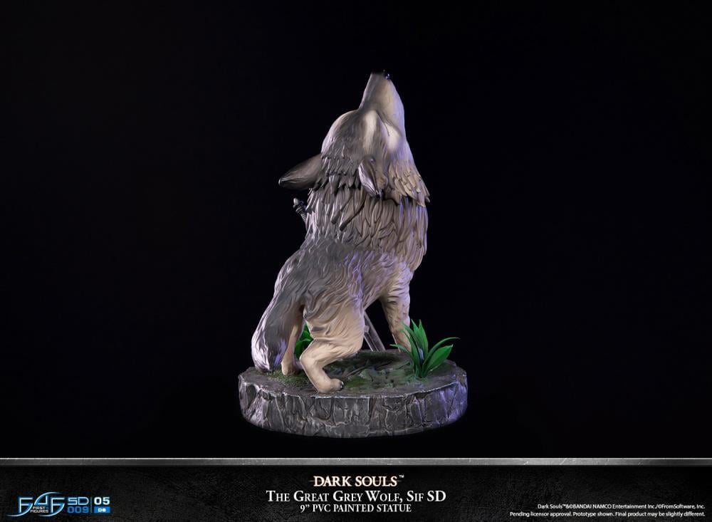 Dark Souls The Great Grey Wolf Sif SD Statue Gallery Image 16