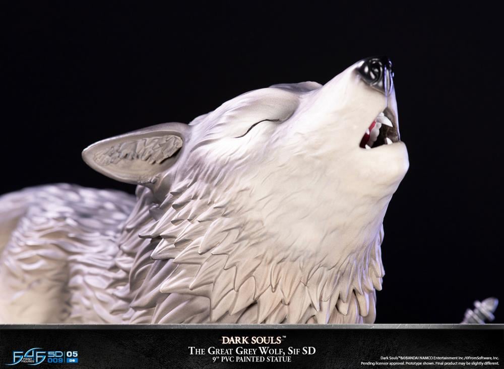 Dark Souls The Great Grey Wolf Sif SD Statue Gallery Image 6