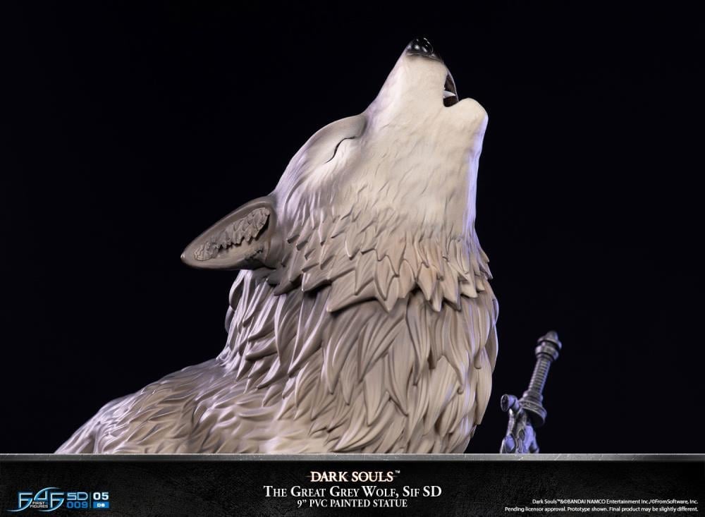 Dark Souls The Great Grey Wolf Sif SD Statue Gallery Image 7