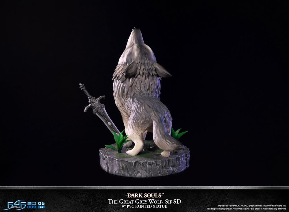 Dark Souls The Great Grey Wolf Sif SD Statue Gallery Image 18