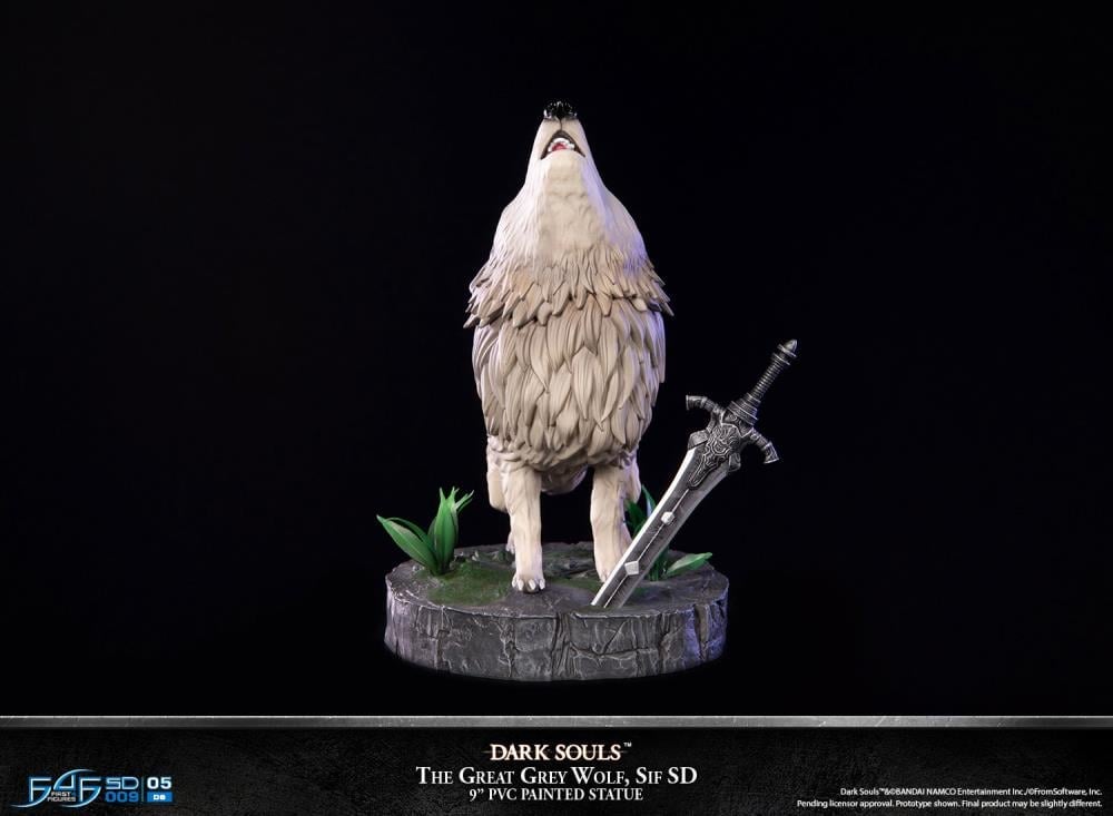 Dark Souls The Great Grey Wolf Sif SD Statue Gallery Image 15