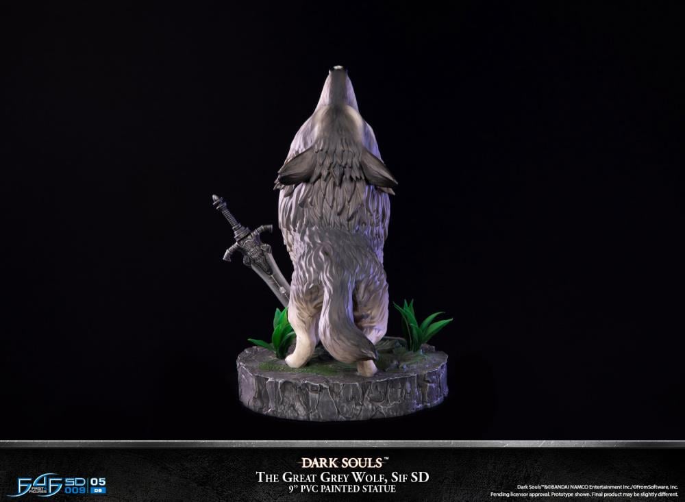Dark Souls The Great Grey Wolf Sif SD Statue Gallery Image 19