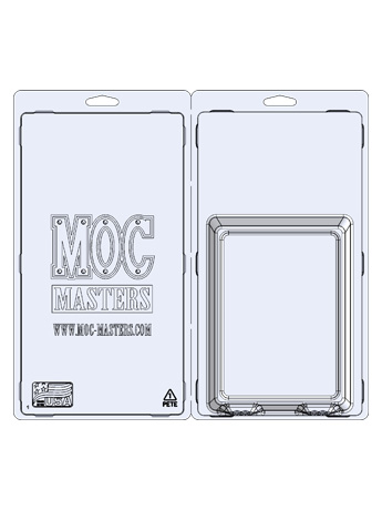 MOC Masters 11.5" x 6" Cardback UV Protective Case Six-Pack Gallery Image 2