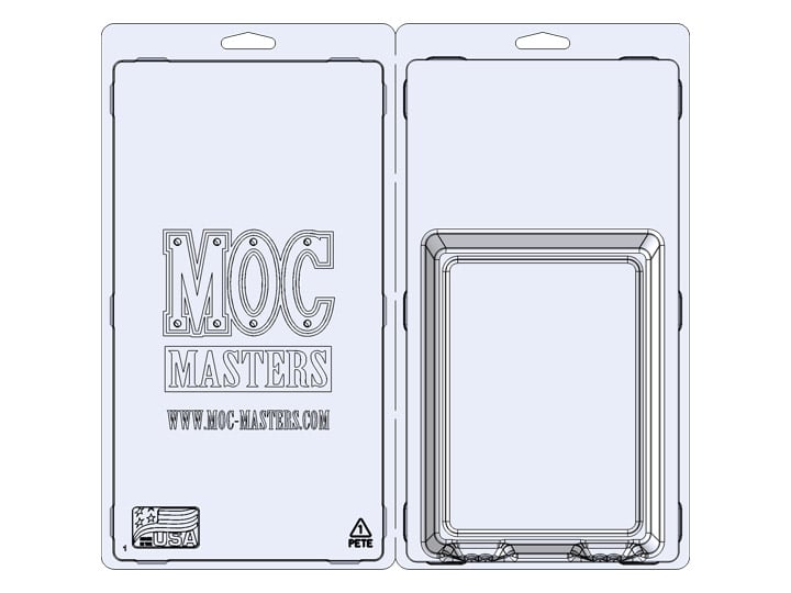 MOC Masters 11.5" x 6" Cardback UV Protective Case Six-Pack Gallery Image 1