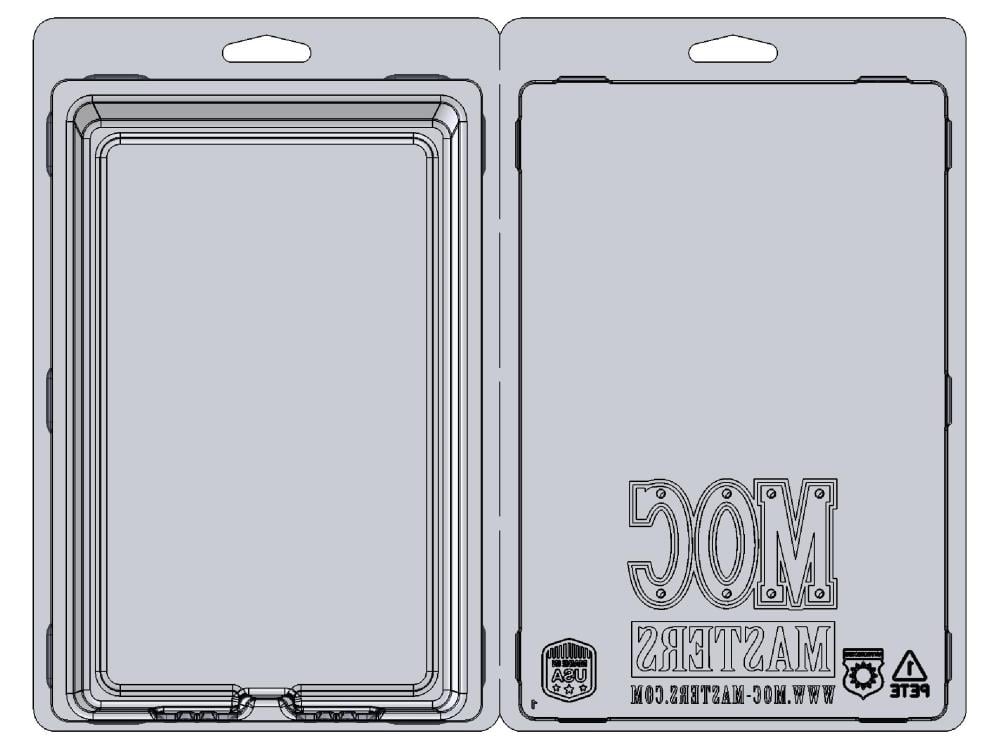 MOC Masters 6" x 9" Cardback UV Protective Case Ten-Pack Gallery Image 3