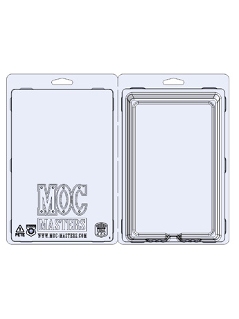MOC Masters 6" x 9" Cardback UV Protective Case Ten-Pack Gallery Image 2